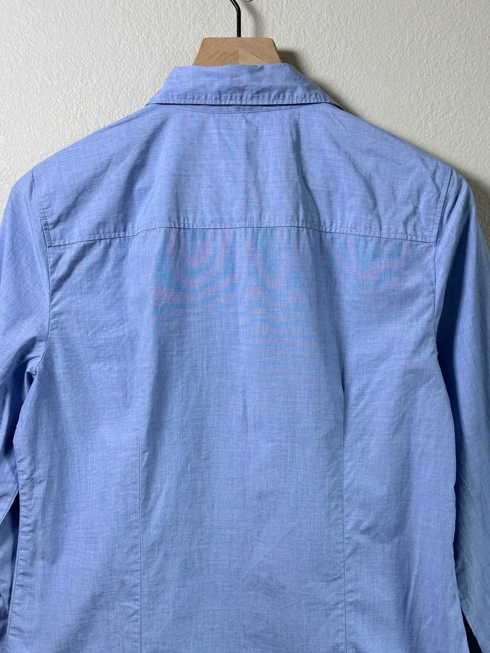 J Crew NWT Blue Signature Fit Button Up Cotton Long Sleeve Shirt AG364 Sz MED